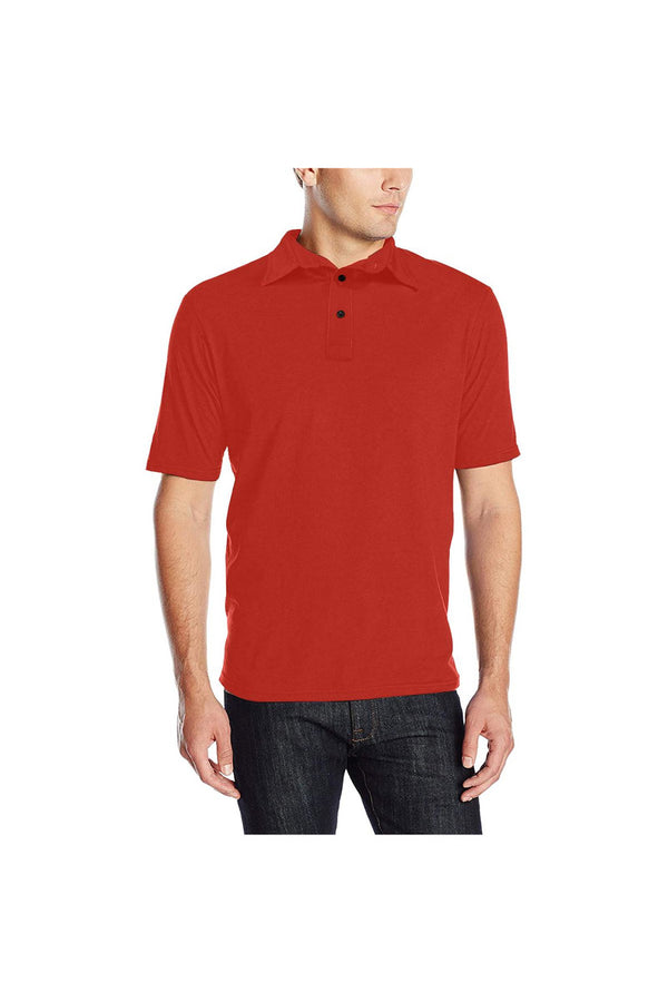 burnt sienna shoe Men's Polo Shirt - Objet D'Art
