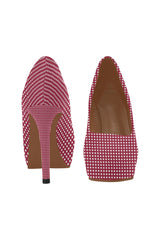 Micro Polka-dots Women's High Heels - Objet D'Art