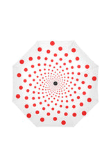 Polka Dot Spiral Auto-Foldable Umbrella - Objet D'Art