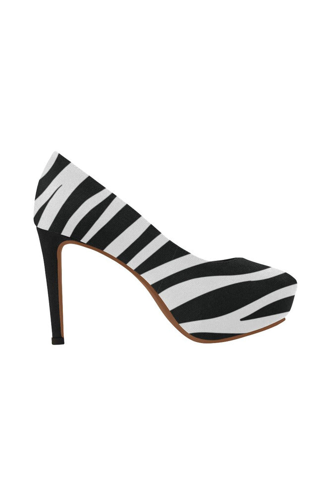 Zebra Print High Heels - Objet D'Art
