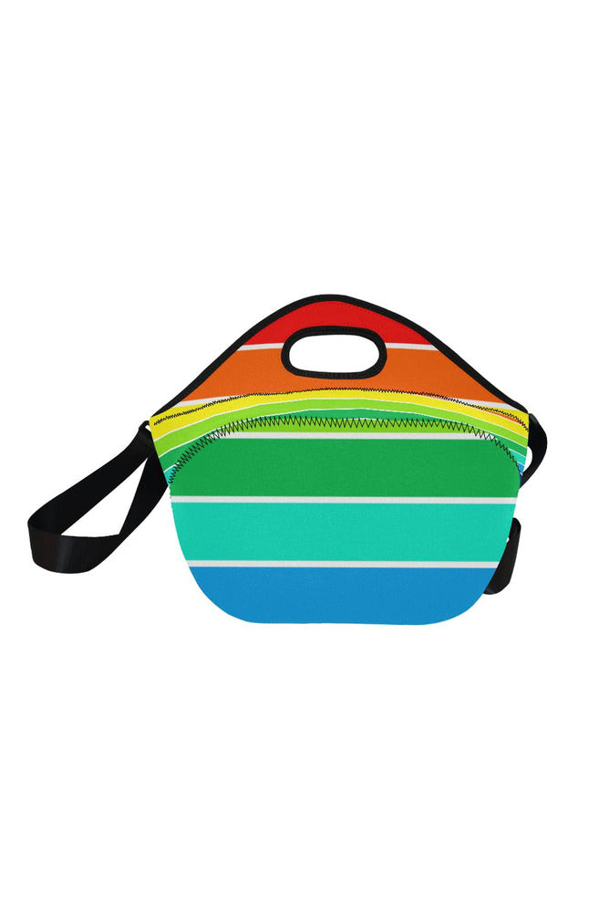 Rainbow Bright Artsadd Neoprene Lunch Bag/Large (Model 1669) - Objet D'Art