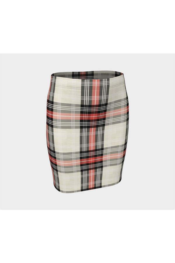 Plaid Fitted Skirt - Objet D'Art
