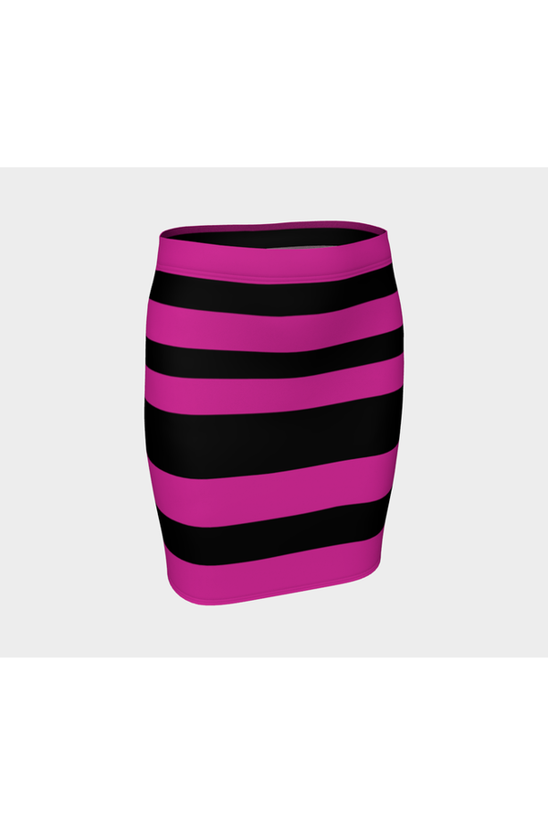 Striped Fitted Skirt - Objet D'Art