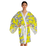 Long Sleeve Kimono Robe - Objet D'Art