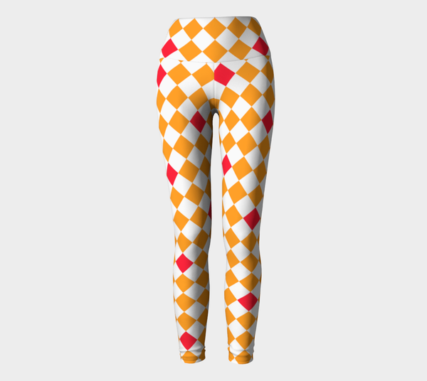 Harlequin Heights Yoga Leggings - Objet D'Art