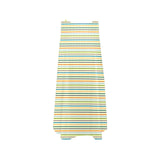 colorful stripes Sleeveless A-Line Pocket Dress - Objet D'Art