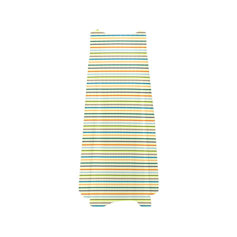 colorful stripes Sleeveless A-Line Pocket Dress - Objet D'Art