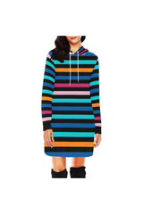 Lifesaver Rainbow All Over Print Hoodie Mini Dress (Model H27) - Objet D'Art