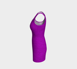 Plum Fibers  Bodycon Dress - Objet D'Art