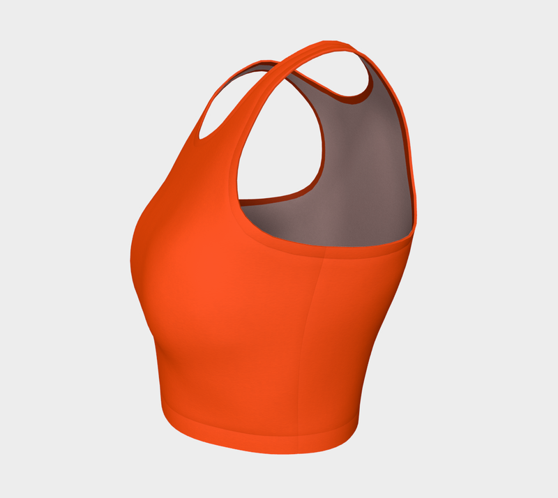 Pumpkin Orange Crop Top - Objet D'Art