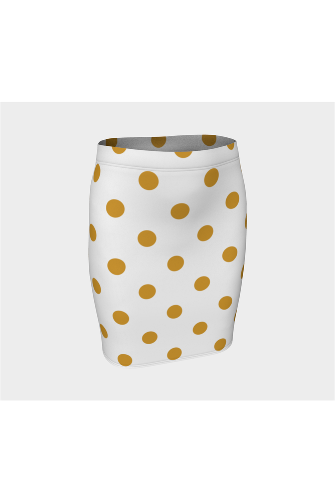 Polka Dot Fitted Skirt - Objet D'Art