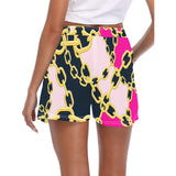 Chained Maiden fuchsia Women's Casual Board Shorts (Model L54) - Objet D'Art