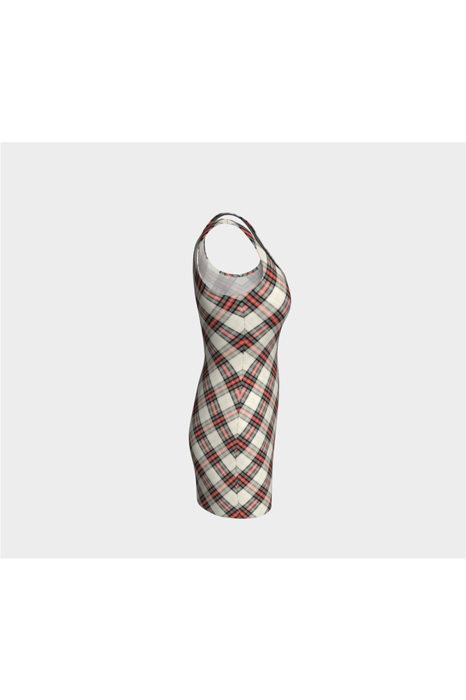 Plaid Bodycon Dress - Objet D'Art
