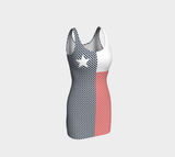 Micro Texas Polka Dot Bodycon Dres - Objet D'Art
