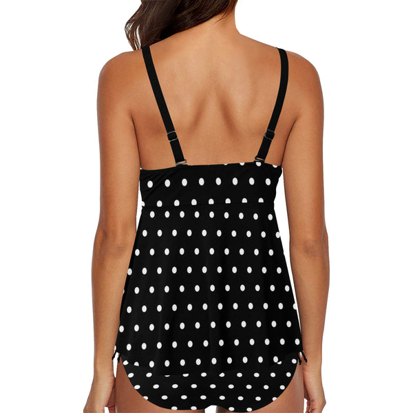 shapes colors texture art Chest Drawstring Swim Dress (Model S30) - Objet D'Art