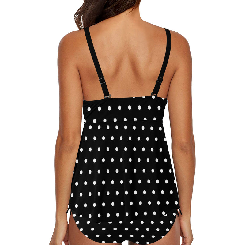shapes colors texture art Chest Drawstring Swim Dress (Model S30) - Objet D'Art