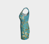 Van Gogh Almond Blossoms Bodycon Dress - Objet D'Art