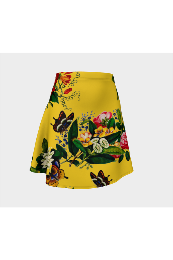 Butterfly Garden Flare Skirt - Objet D'Art