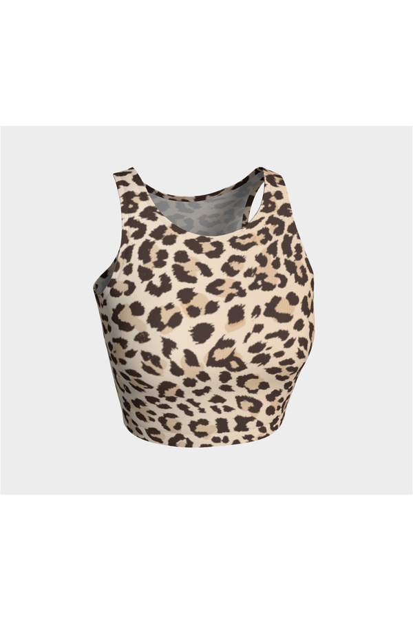 Leopard Print Athletic Top - Objet D'Art