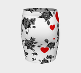 Hearts and Roses Fitted Skirt - Objet D'Art