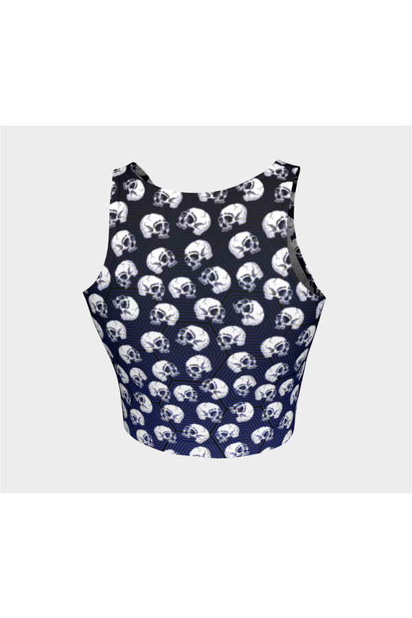 Skull Print Athletic Top - Objet D'Art