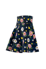 Floral Women's Skater Skirt - Objet D'Art