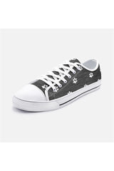 Carbon Fiber Paws Unisex Low Top Canvas Shoes - Objet D'Art