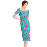 Split Thigh Midi Bodycon Dress - Objet D'Art