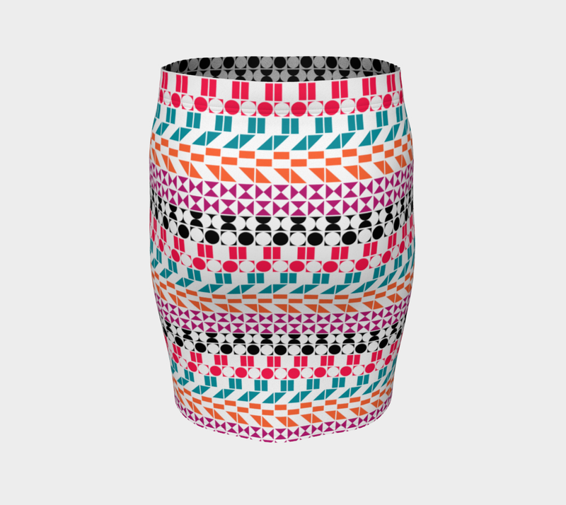 Geo Fitted Skirt - Objet D'Art