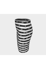 Live Laugh Love Fitted Skirt - Objet D'Art