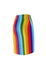 Rainbow ROYGBIV Women's Pencil Skirt - Objet D'Art