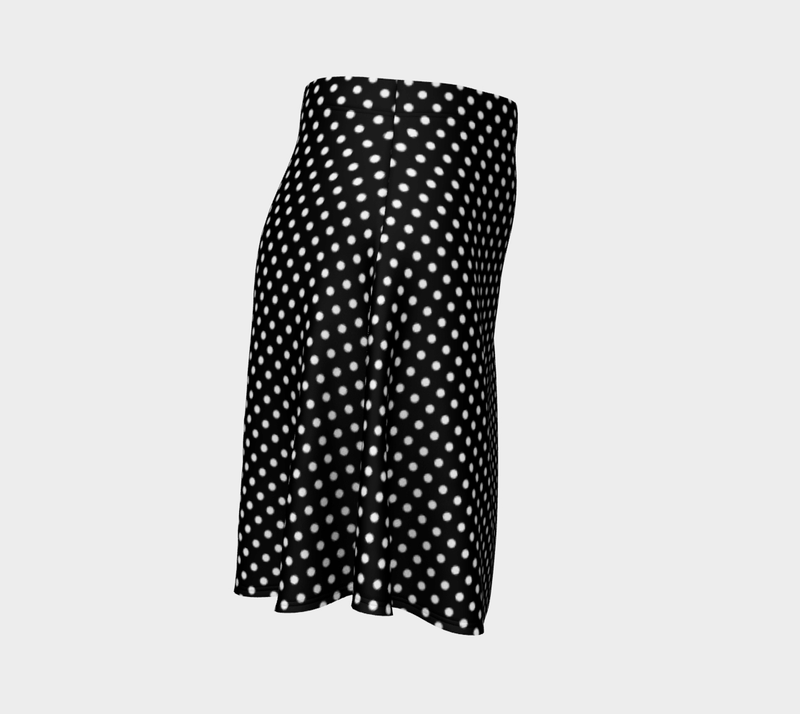 Micro Polka Dot Flare Skirt - Objet D'Art