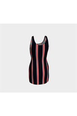 Flaming Stripes Bodycon Dress - Objet D'Art Online Retail Store