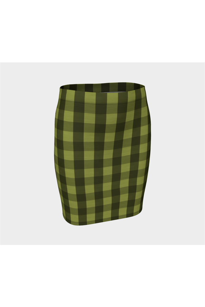 Pepper Stem Plaid Fitted Skirt - Objet D'Art