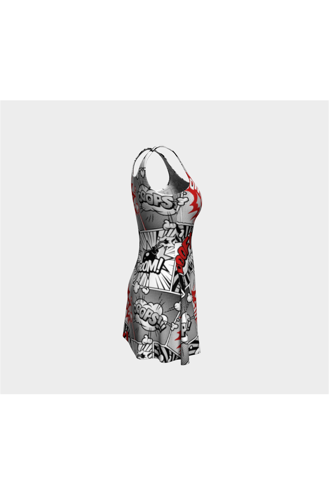 Da Bomb Flare Dress - Objet D'Art