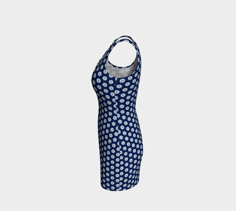 Daisy Mornings Bodycon Dress - Objet D'Art