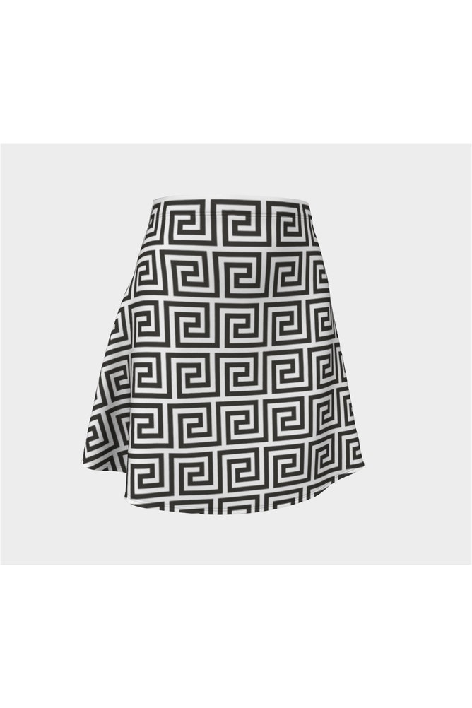 Greek Key Flare Skirt - Objet D'Art Online Retail Store