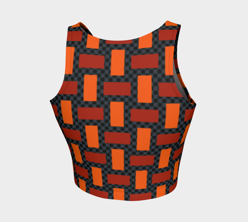 Autumn Figures Athletic Crop Top - Objet D'Art