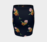 Floral Fitted Skirt - Objet D'Art