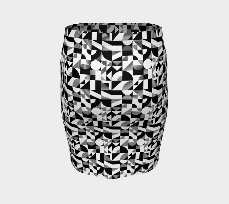 Bauhaus Fitted Skirt - Objet D'Art
