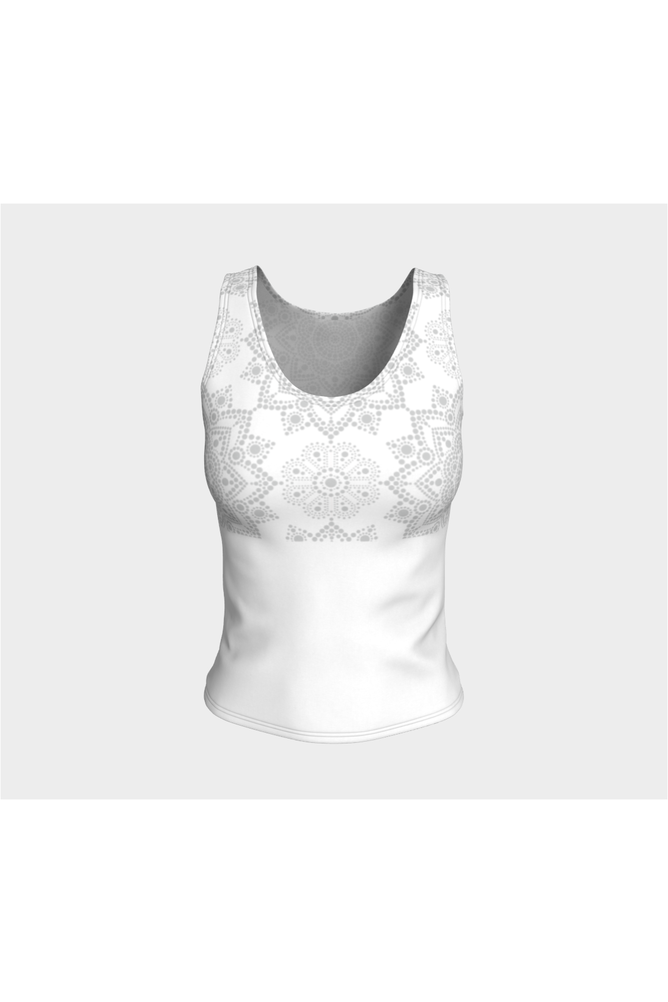 Mandala Fitted Tank Top - Objet D'Art