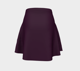 Royal Purple Flare Skirt - Objet D'Art