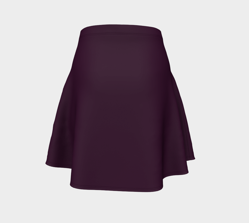 Royal Purple Flare Skirt - Objet D'Art