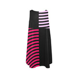 Innuendos of Pink Curves Sleeveless A-Line Pocket Dress - Objet D'Art