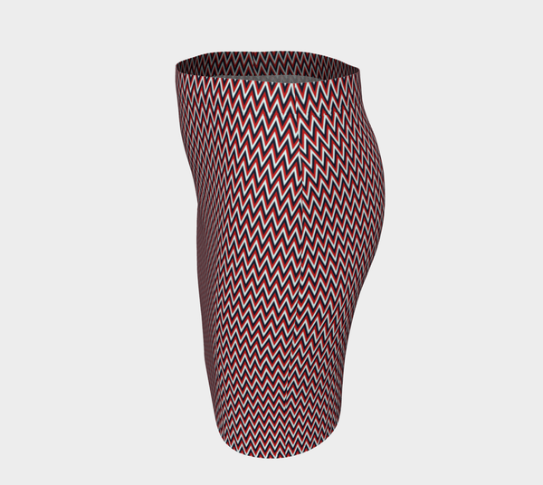 Herringbone Americana Fitted Skirt - Objet D'Art