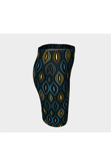 Ogee Fitted Skirt - Objet D'Art