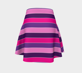 Striped Flare Skirt - Objet D'Art