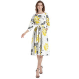 Compliments of the Season Boat Neck Belted Flared Dress - Objet D'Art
