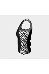 Zebra Print Athletic Top - Objet D'Art