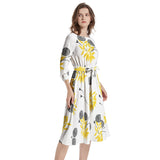 Compliments of the Season Boat Neck Belted Flared Dress - Objet D'Art